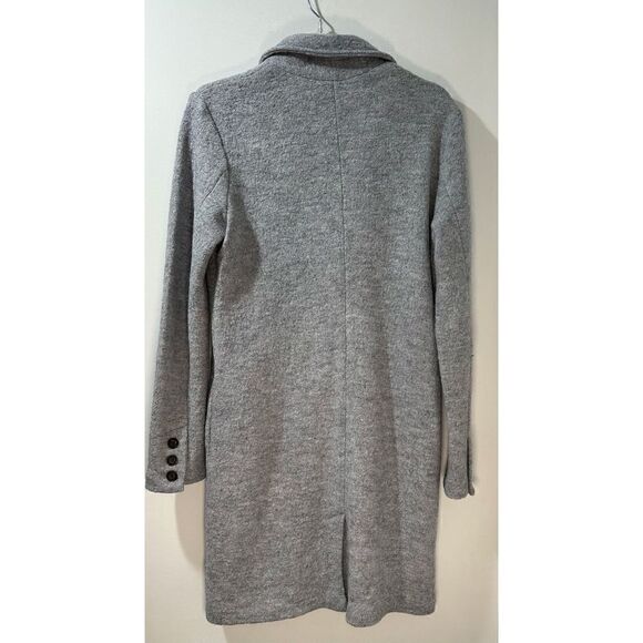 Rachel & Zoe LA NY long gray wool blend cardigan/coat size small #23-0611 - Picture 3 of 5